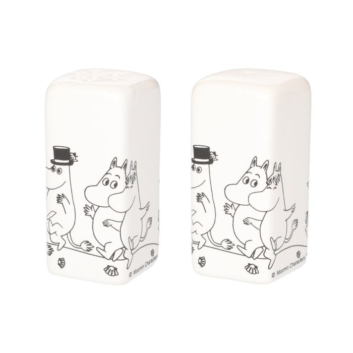 Moomin Characters Suola- ja pippurisirotin Muumiperhe 3x7 cm