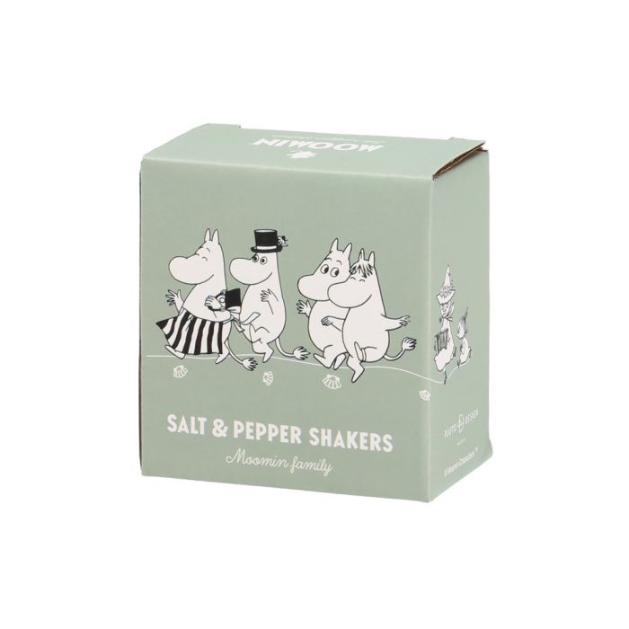 Moomin Characters Suola- ja pippurisirotin Muumiperhe 3x7 cm
