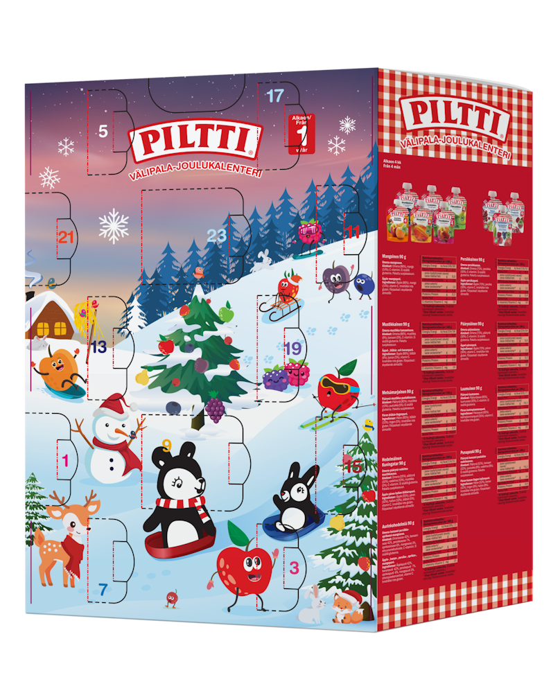 Piltti välipala joulukalenteri 1539g