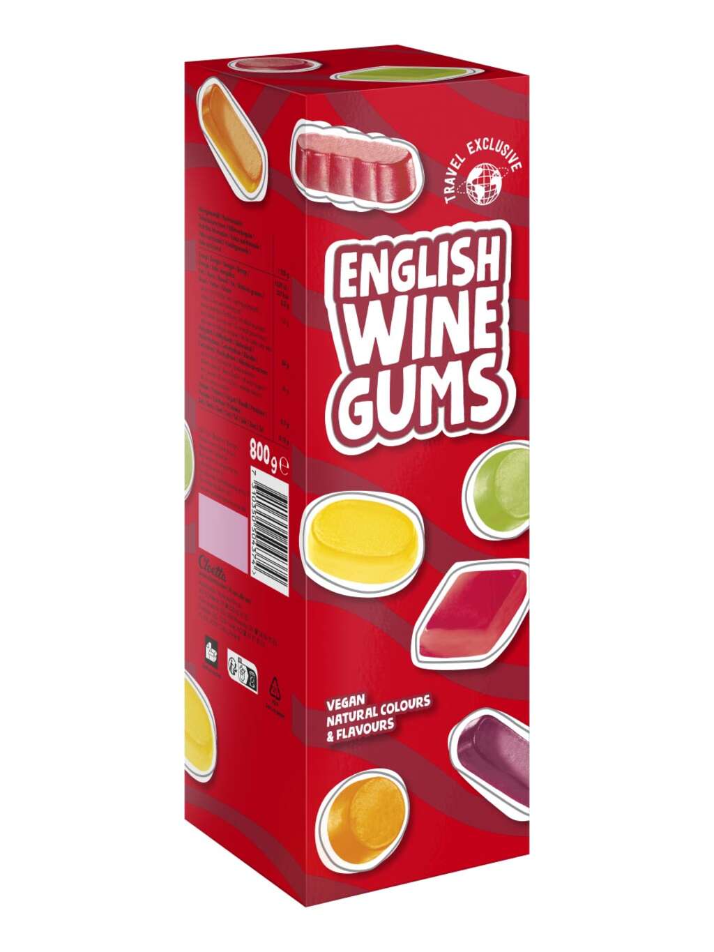 Cloetta English Winegums 800 g