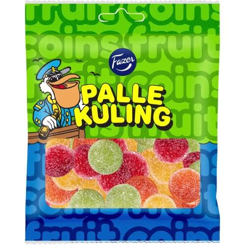 Fazer Palle Kuling fruit money candy bag 90g
