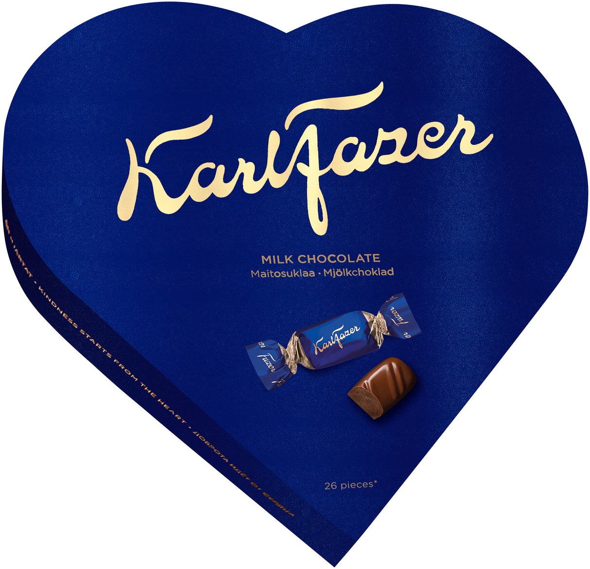 Karl Fazer Heart milk chocolate praline 195g