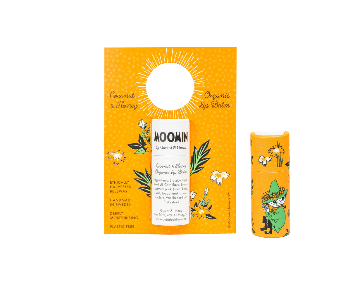 Muumi Huulivoide Kookos & Hunaja 8,5 g