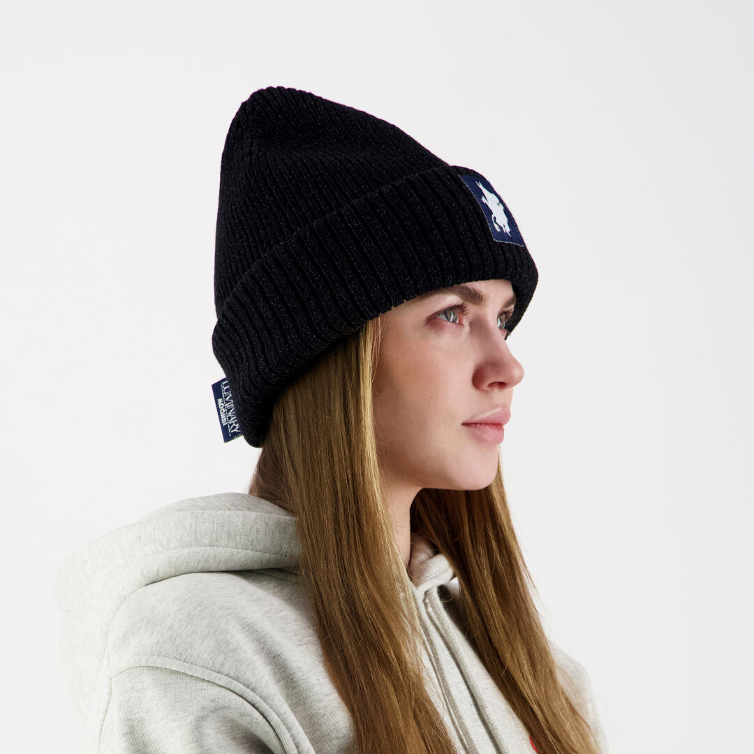 Moomin Luminary reflective beanie, black