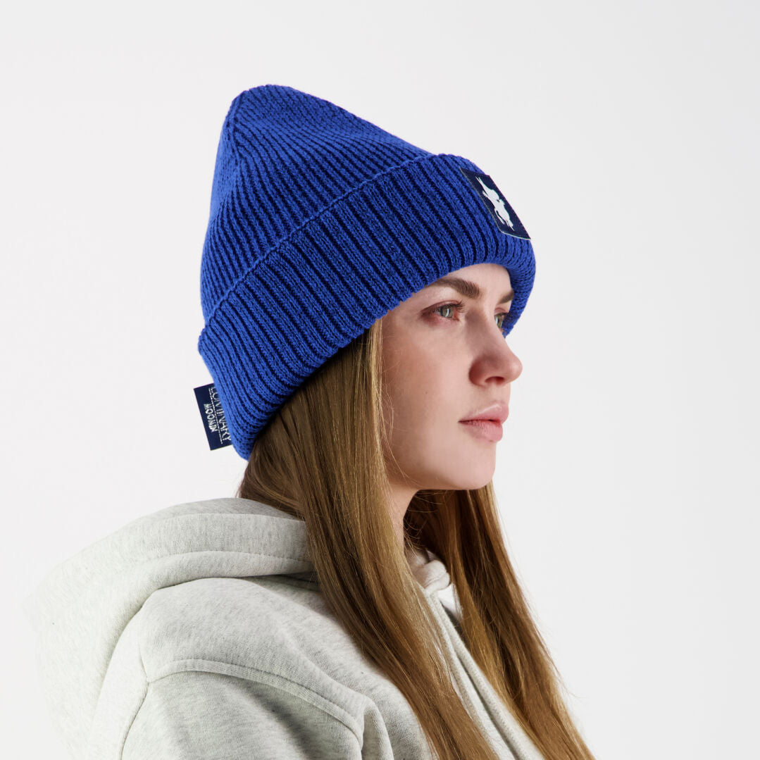Moomin Luminary reflective beanie, blue
