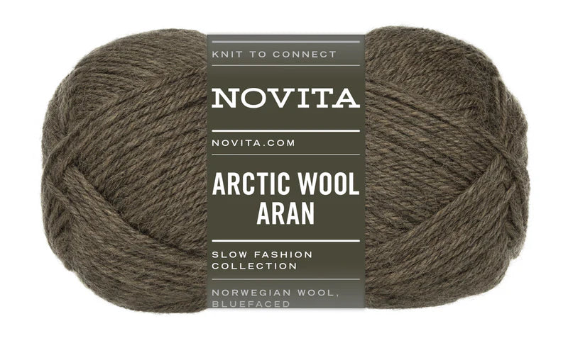 Novita Arctic Wool Aran 100g tundra