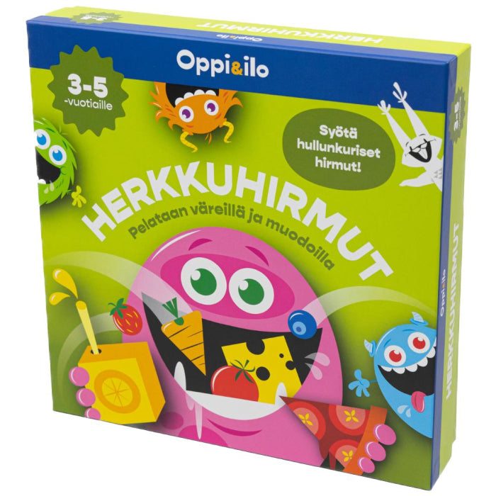 Oppi&ilo - Herkkuhirmut - barnspel 3-5 år