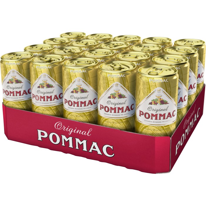 20 x Pommac soft drink 0.33cl