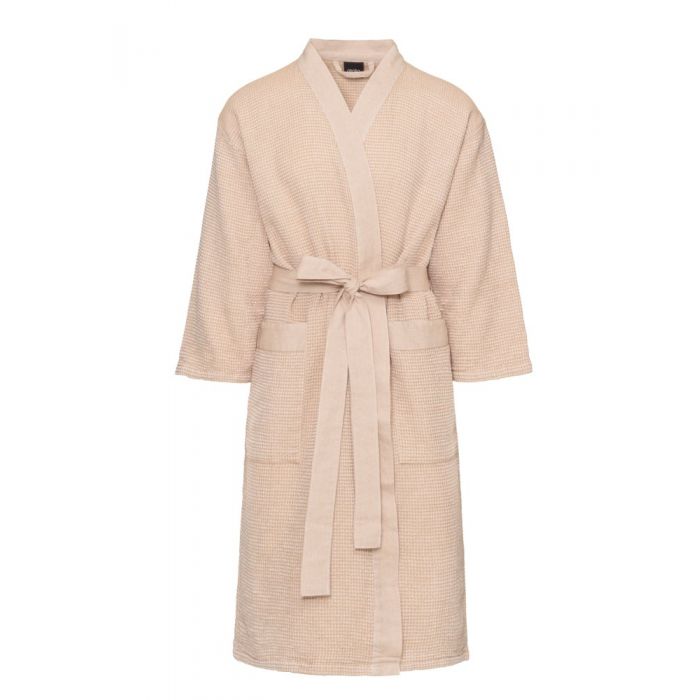 Rento Bathrobe Kenno L/XL beige/white