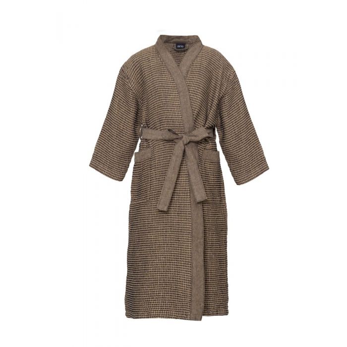 Rento Bathrobe Kenno children's S/M black/beige