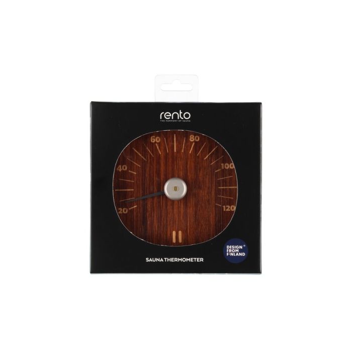 Rento bastu termometer bambu mörk