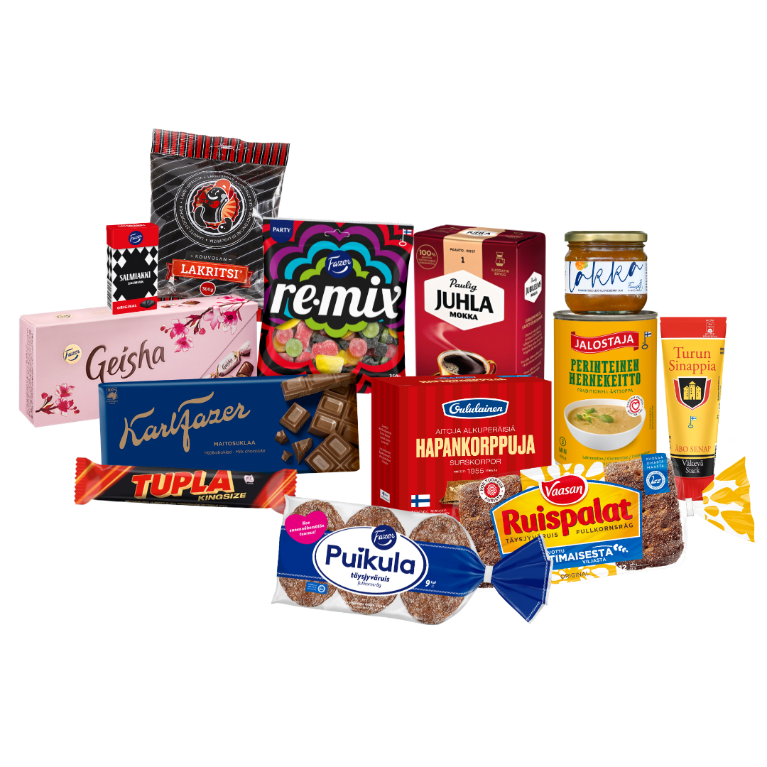 Suomikaupan suosituimmat - tuotepaketti