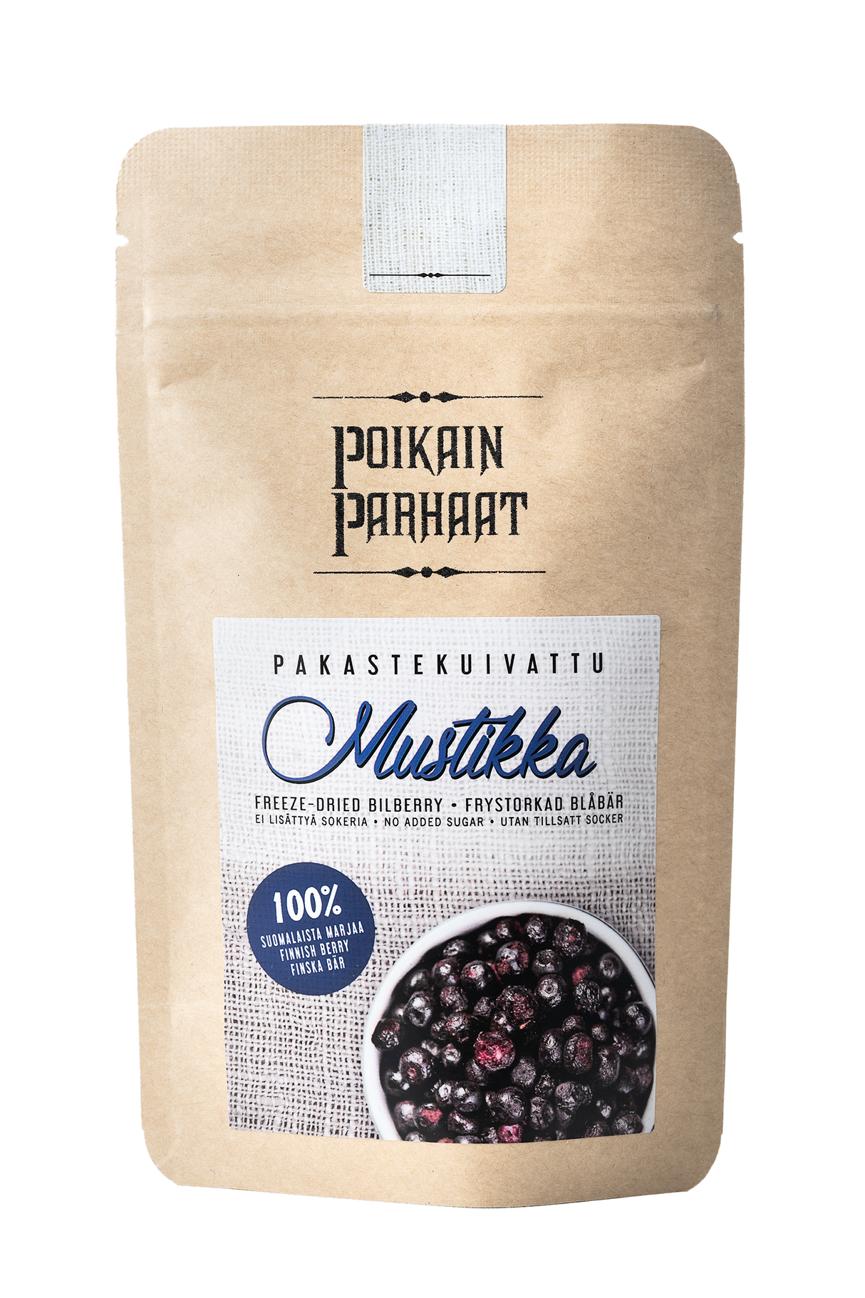 Poikain Parhaat Freeze-dried bilberry 15g