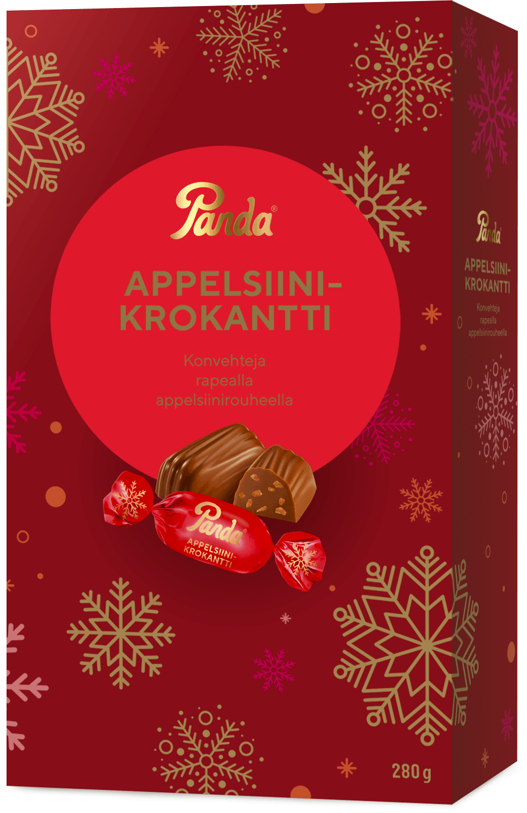 Panda Orangenkrokant Praline 280g