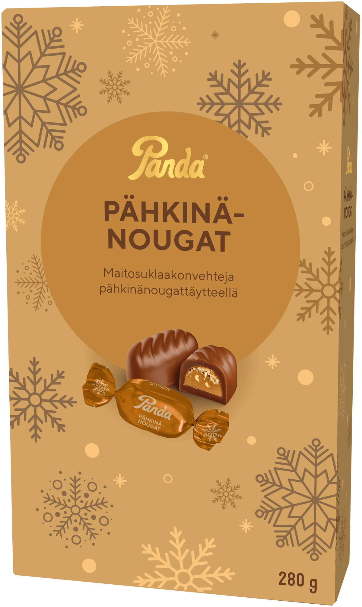 Panda Schokoladenkonfekt mit Erdnussnougat 280g