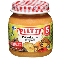 Piltti Nordic Flavours 125g Little Karelian stew children's meal 5 months 12 pcs MULTIPACK