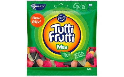 Fazer Tutti Frutti Mix Natural karkkipussi 325g
