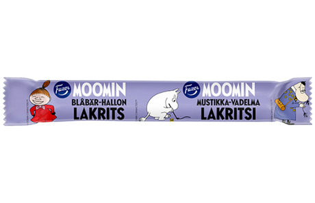 Fazer Moomin Mustikka-vadelma lakritsi 20g x 30kpl