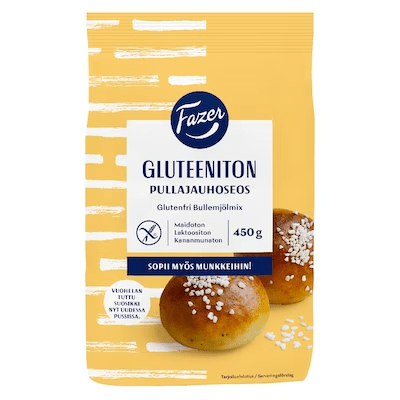 Fazer Gluteeniton Pullajauhoseos 450 g