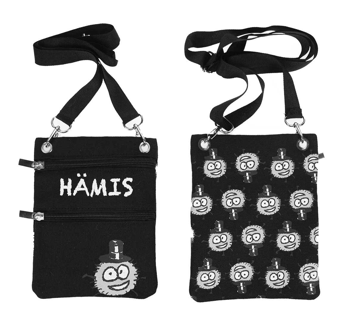 Happy Orange - Heikki Hämähäkki Passport bag