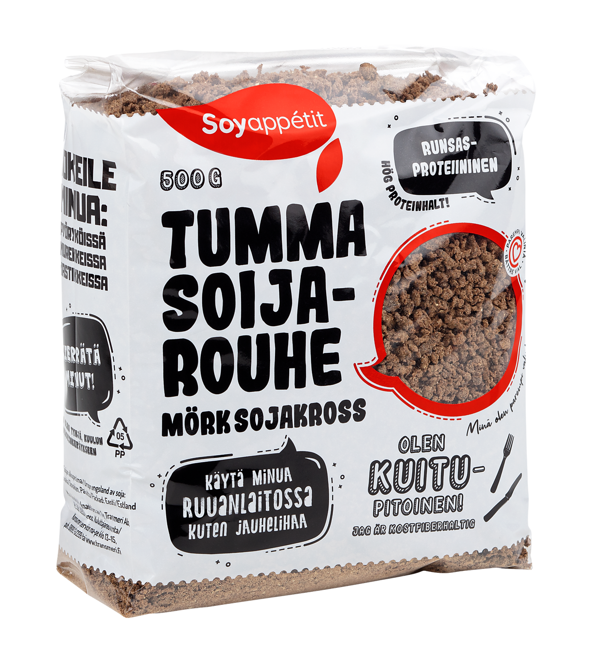 Soyappétit 500g Dunkle Sojaflocken