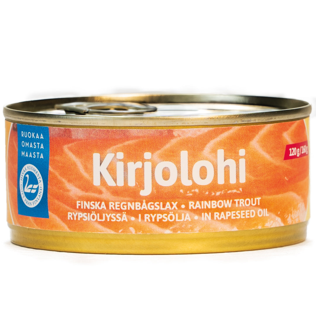 Pielisen kalajaloste Kirjolohi rypsiöljyssä 150 g/115 g