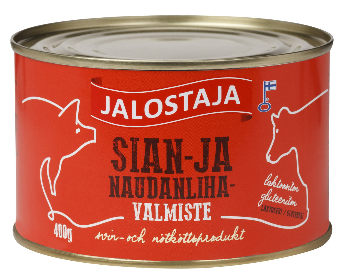 Jalostaja Fläsk- och nötköttsprodukt 400g