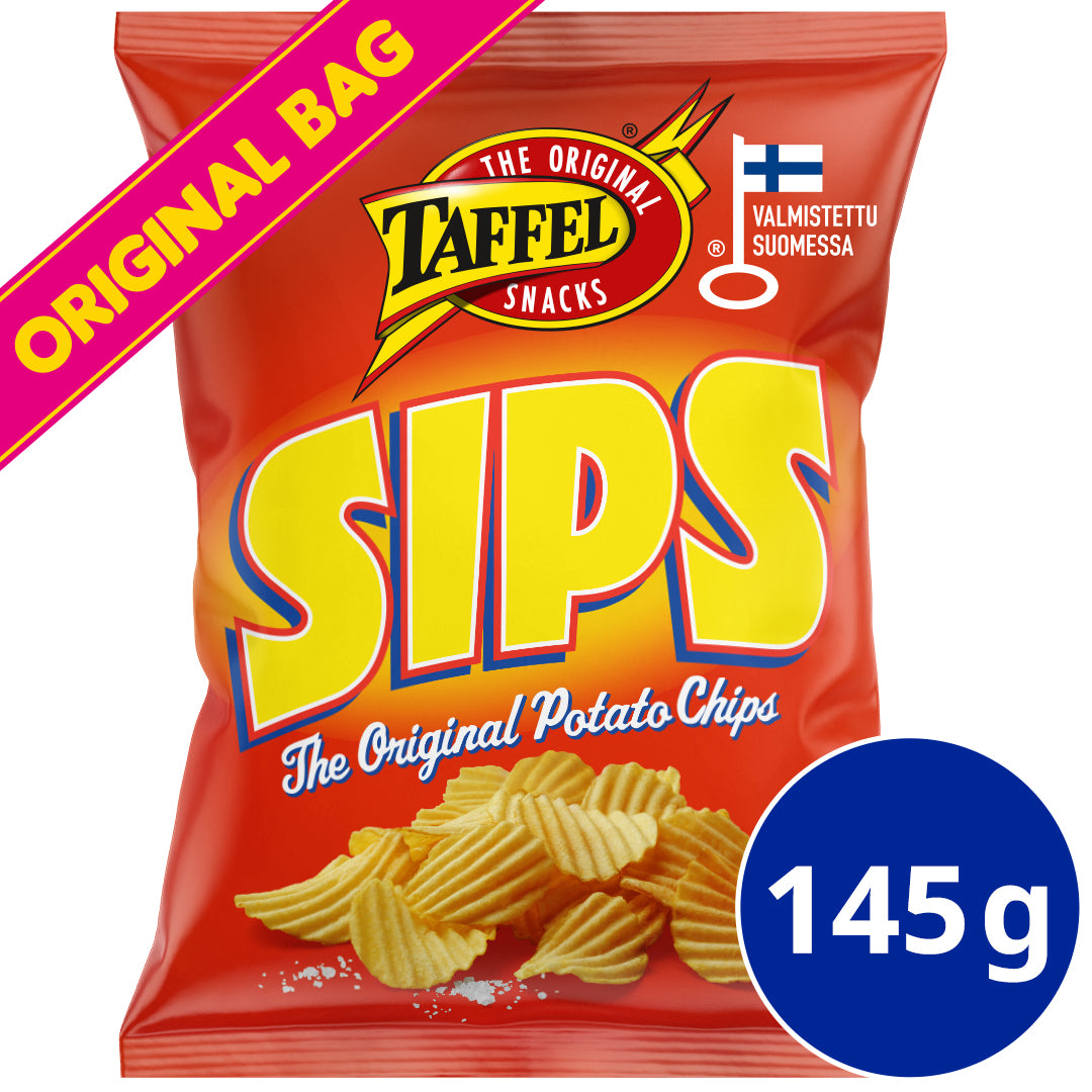 Taffel Sips saltade chips 145g