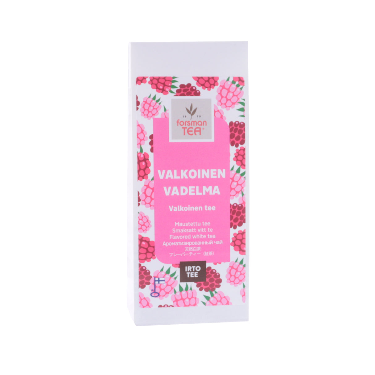 Forsman tea Valkoinen Vadelma maustettu valkoinen tee 30 g