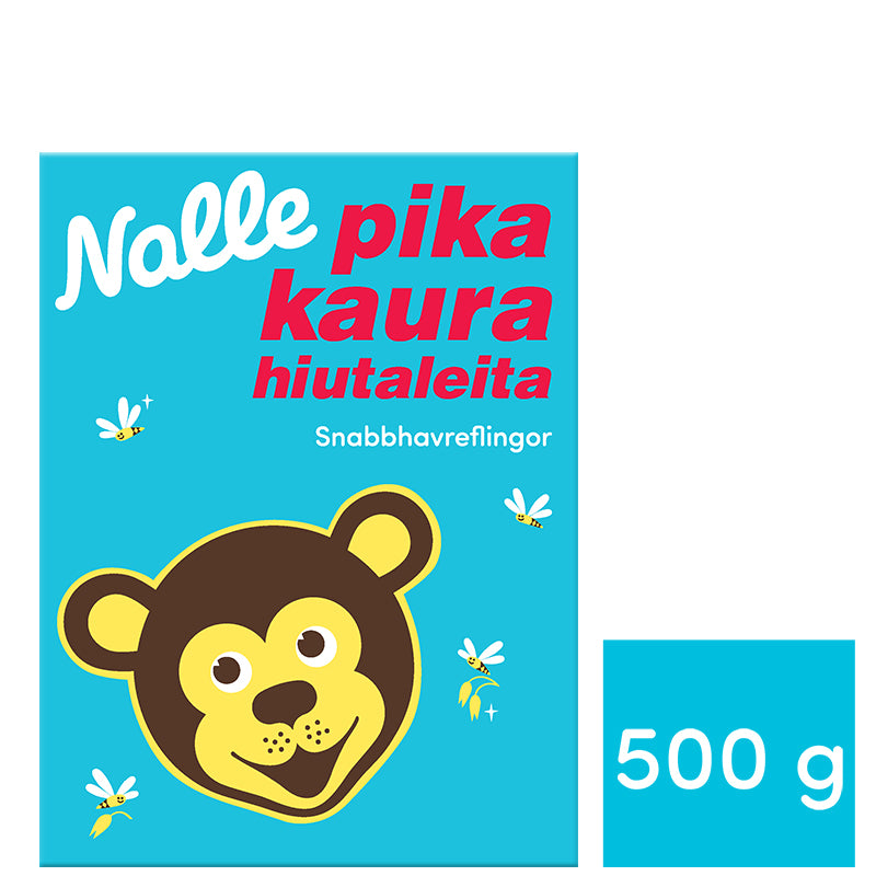 Nalle 500g snabbhavregryn