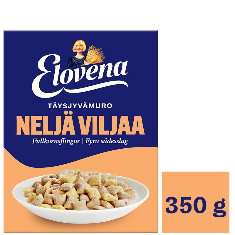 Elovena 350g 4-viljan täysjyvämuro