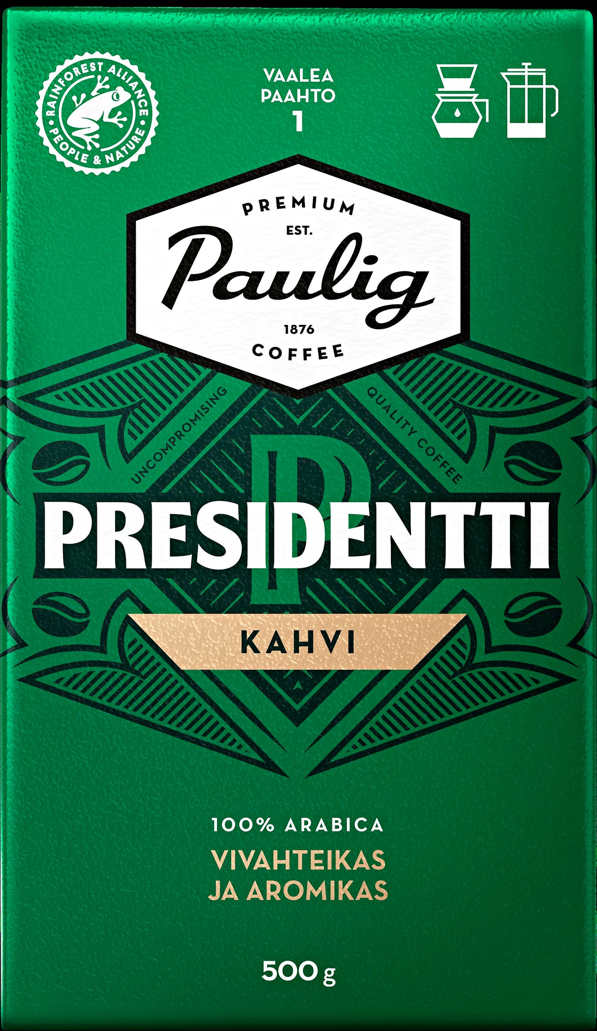 Paulig Presidentti ground filter coffee 500g