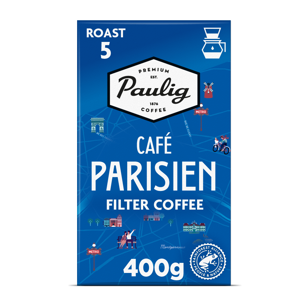 Paulig Café Parisien kaffe filtermalning 400g