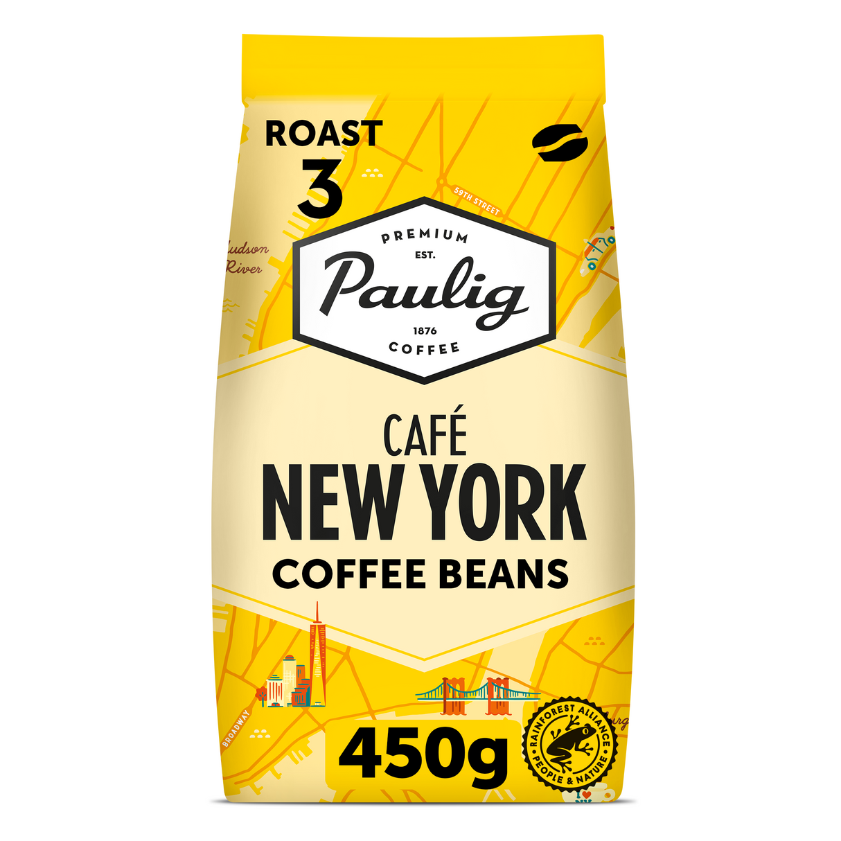 Paulig Café New York kahvi kahvipapu 450g