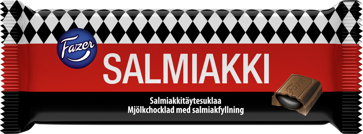 Fazer Salmiakki Schokoladentafel 100g