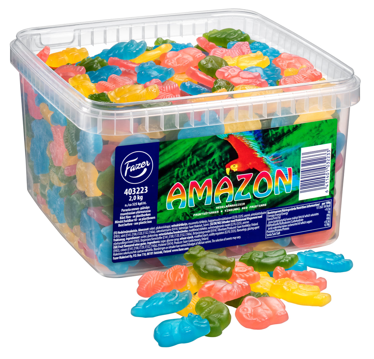 Fazer Amazon hedelmäirtokarkki 2kg