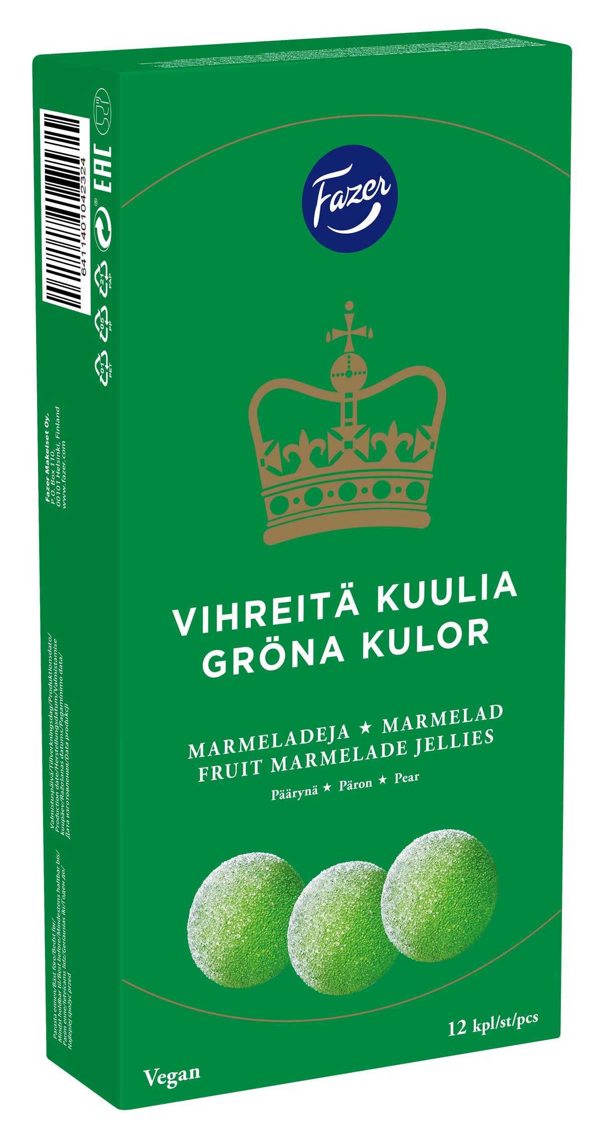 Fazer Vihreitä kuulia marmelad 260g