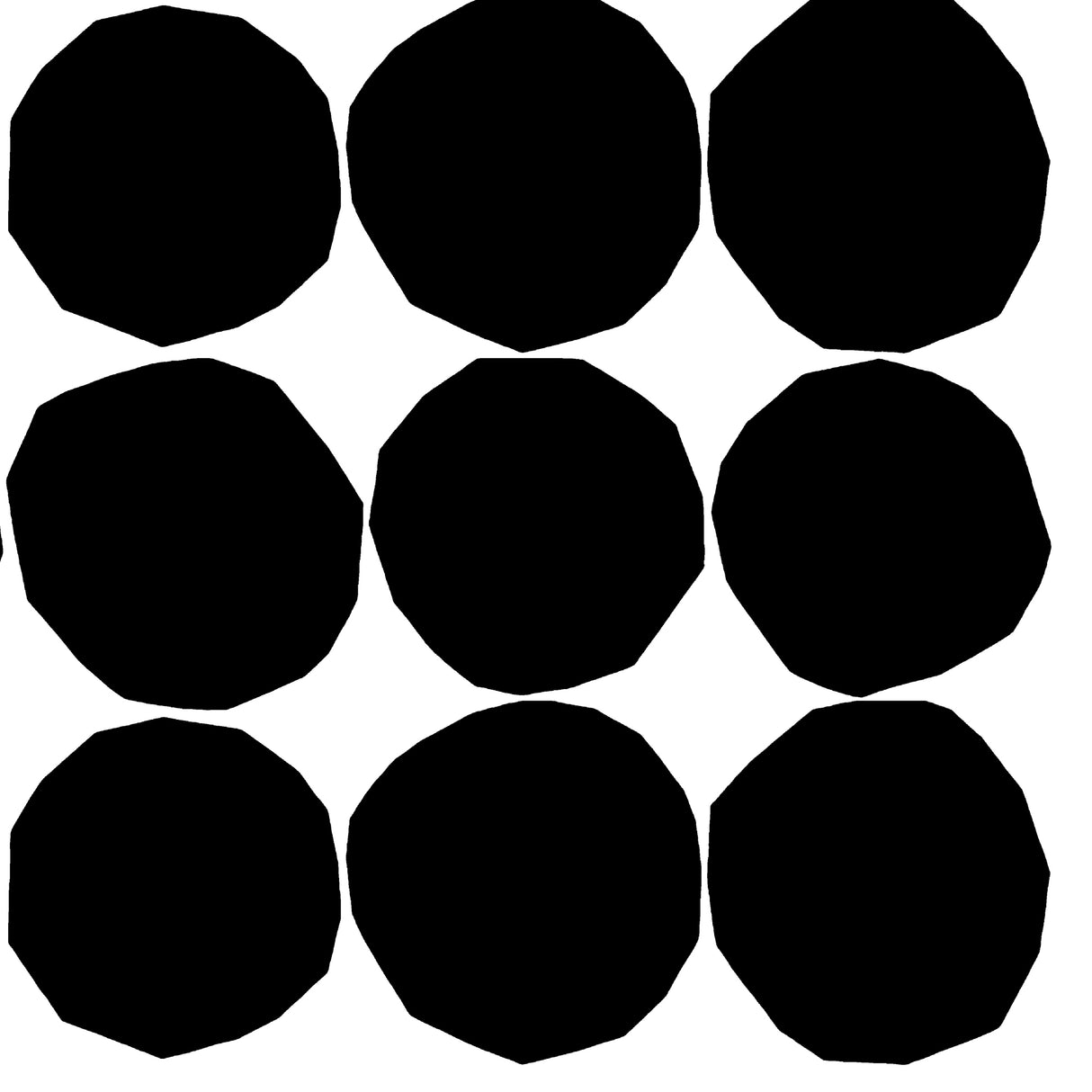 Marimekko napkin Kivet black white 12x20pcs/24cm