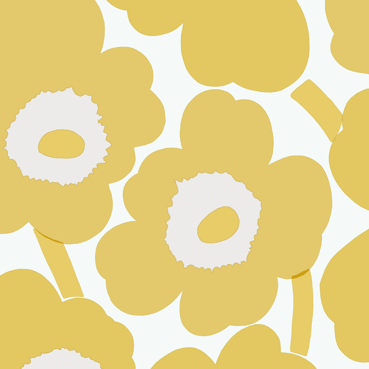 Marimekko Serviette Unikko Gold 20 Stück/33cm