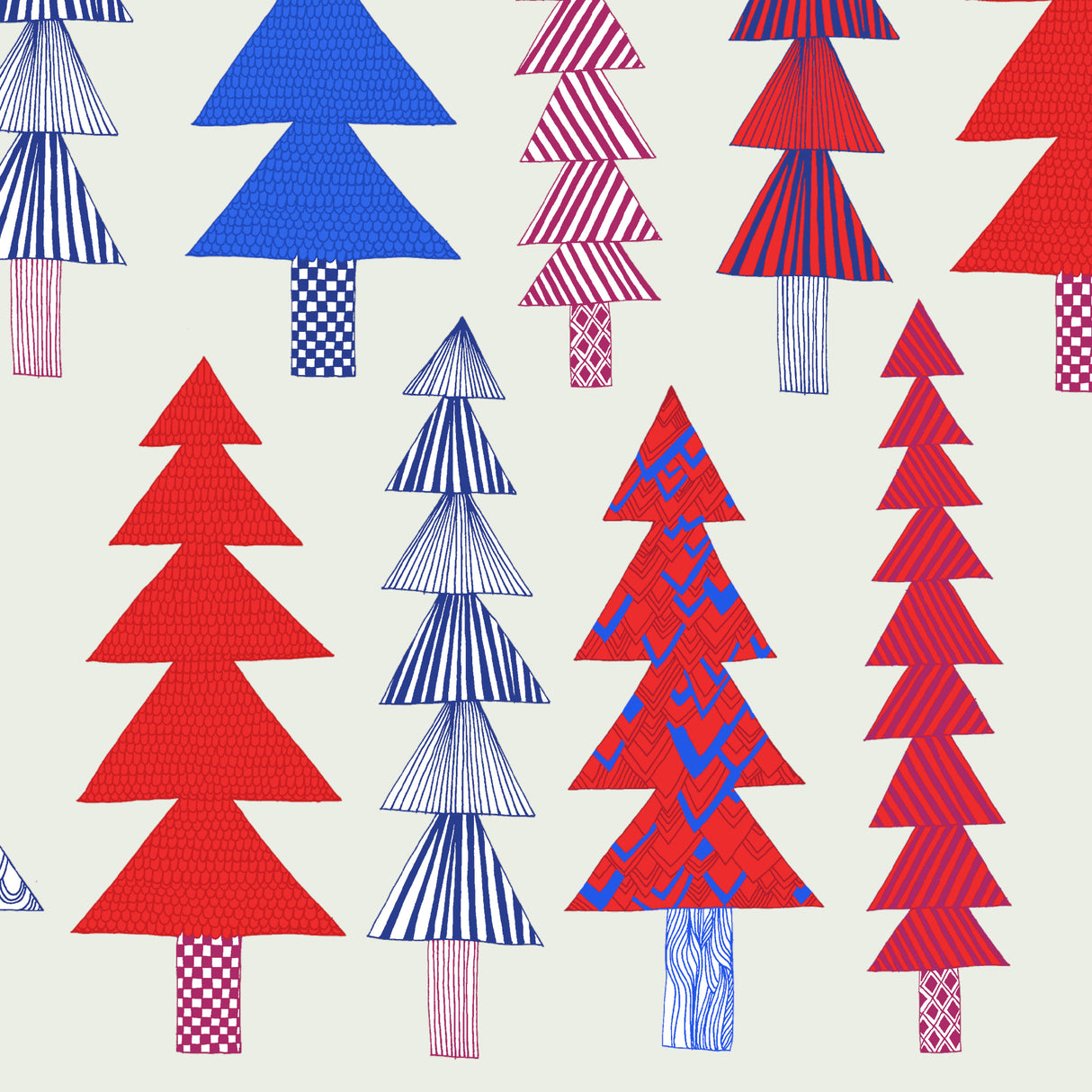 Marimekko Kuusikossa red napkin 20pcs/33cm