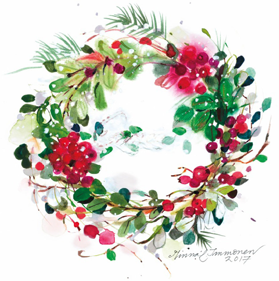 Havi servett Lingonkrans 20st/33cm