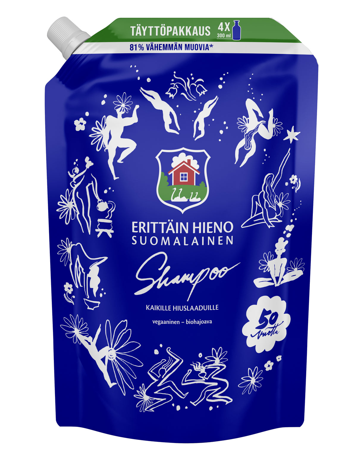 Erittäin Hieno Suomalainen shampoo refill 1,2l