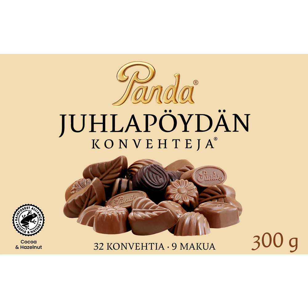 Panda Juhlapöydän suklaakonvehti 300g