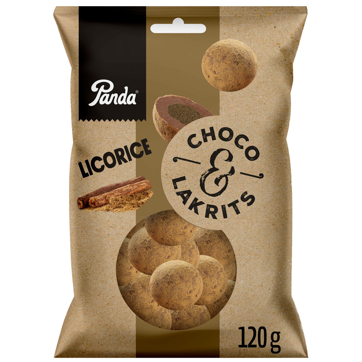 Panda Choco Lakrits Schokoladenlakritz 120g