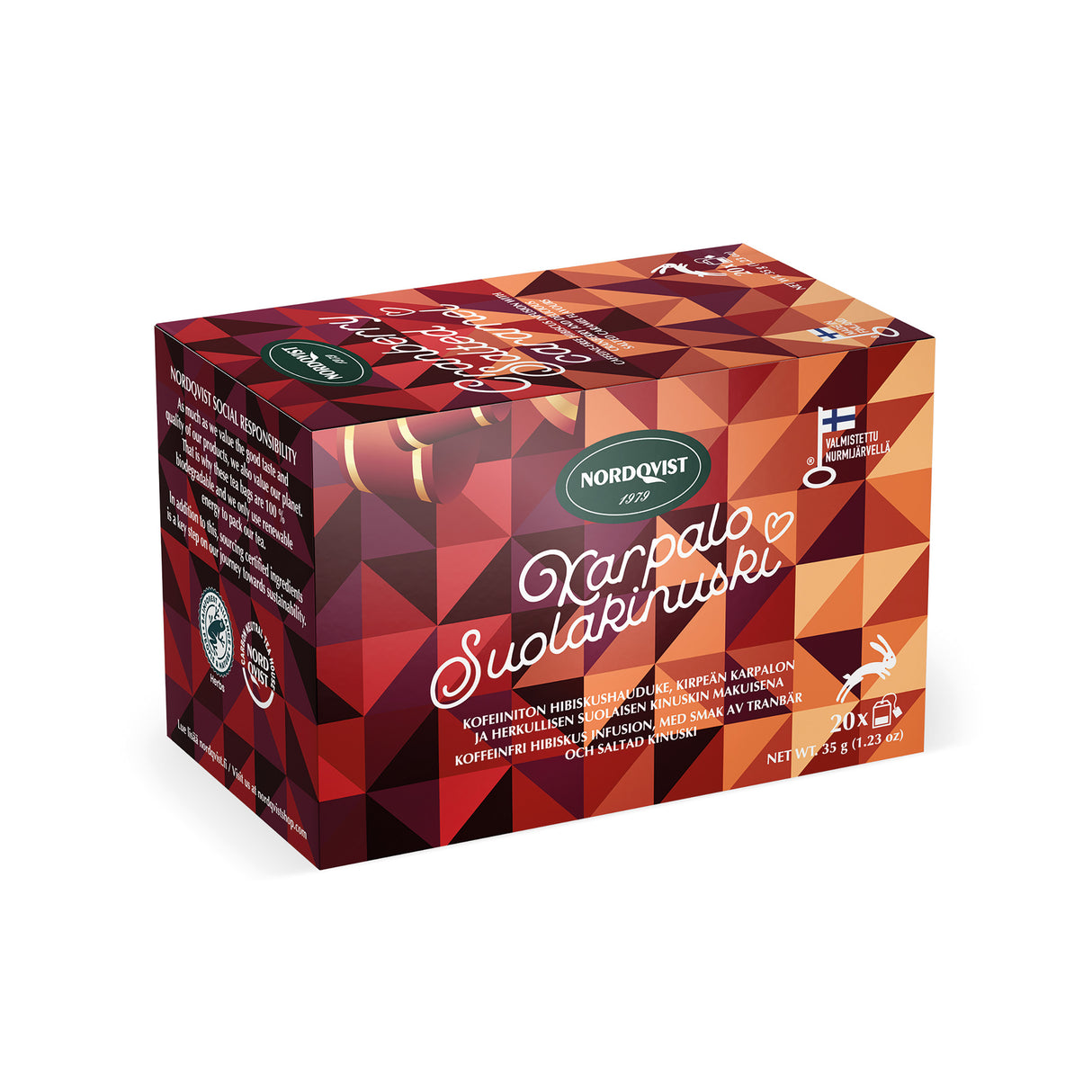 Nordqvist Cranberry-Salted Caramel 20 x 1,75 g RFA