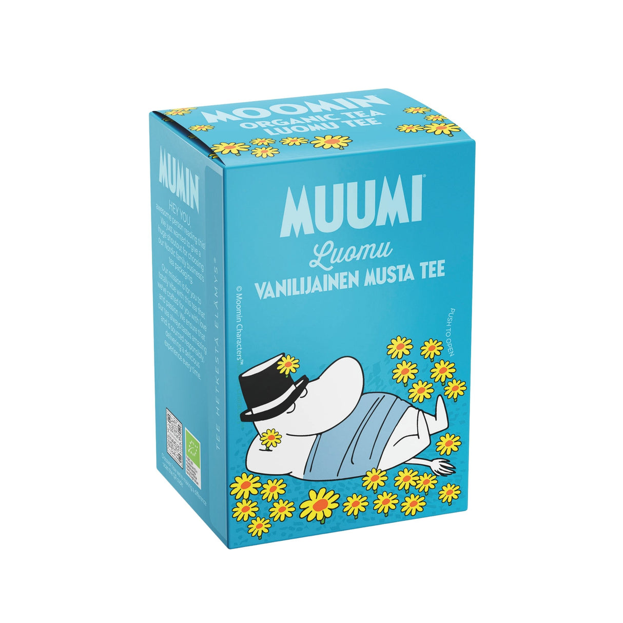 Nordqvist Muumi Vaniljainen musta tee 20 x 1,75 g luomu FI-EKO-201
