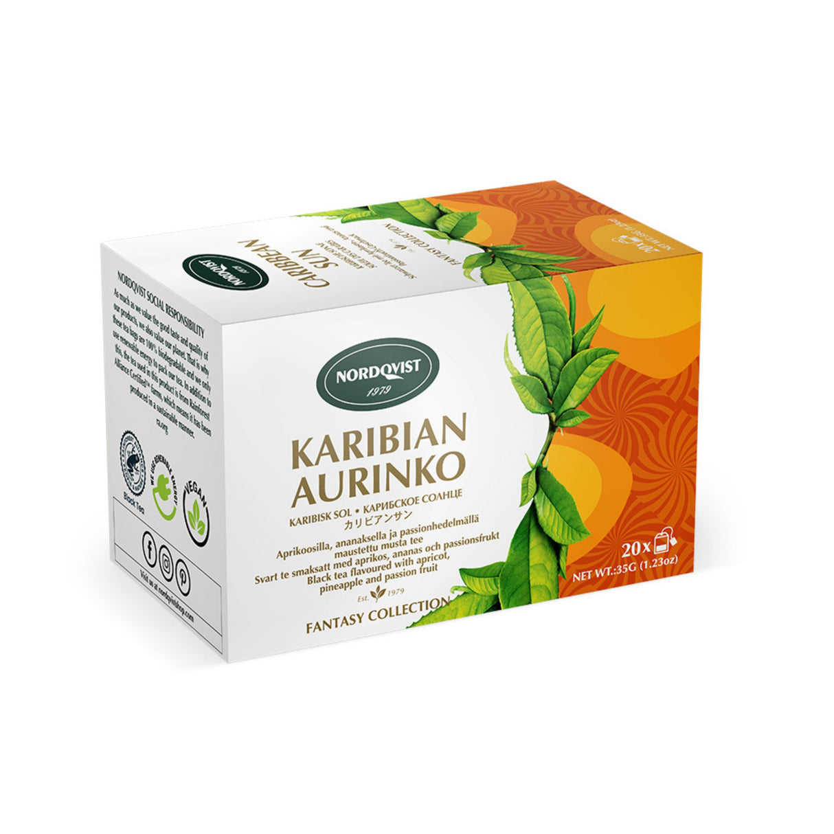 Nordqvist Karibian Aurinko 20 x 1,75 g RFA