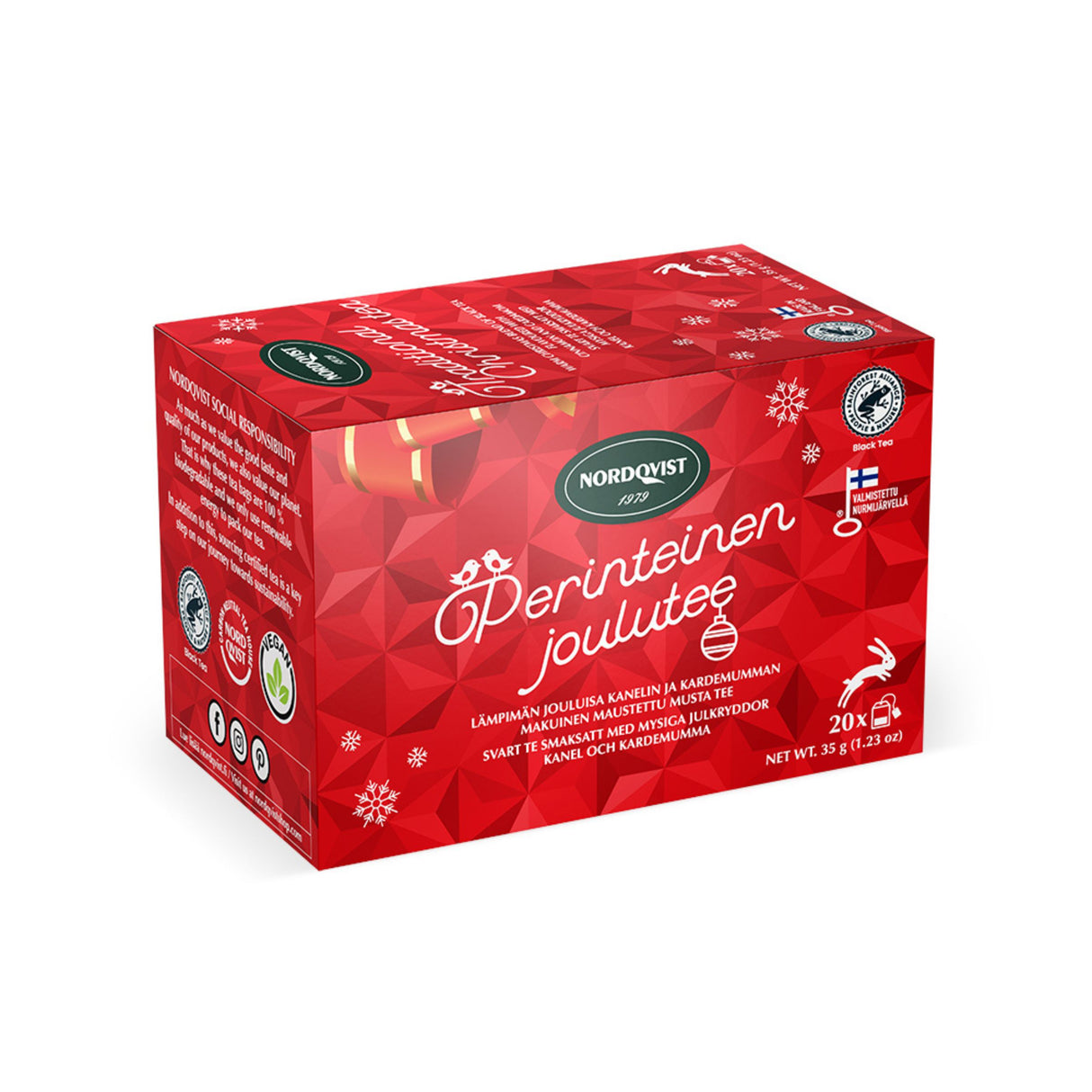 Nordqvist Perinteinen Joulutee 20 x 1,75 g
