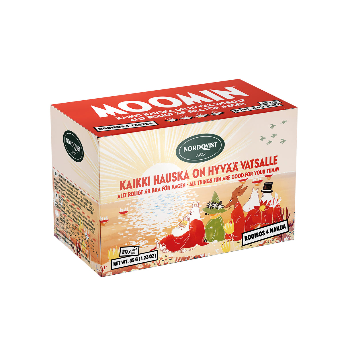 Nordqvist Kaikki hauska on hyvää vatsalle 20x1,75g maustettu rooibos