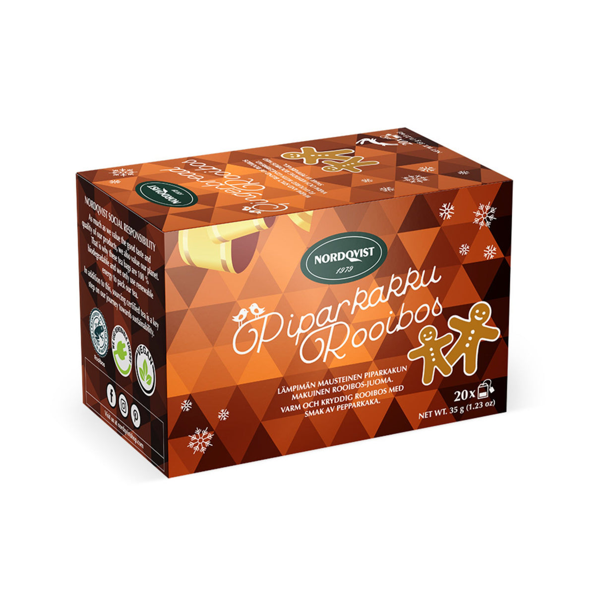 Nordqvist Pepparkaka Rooibos 20 x 1,75 g RFA